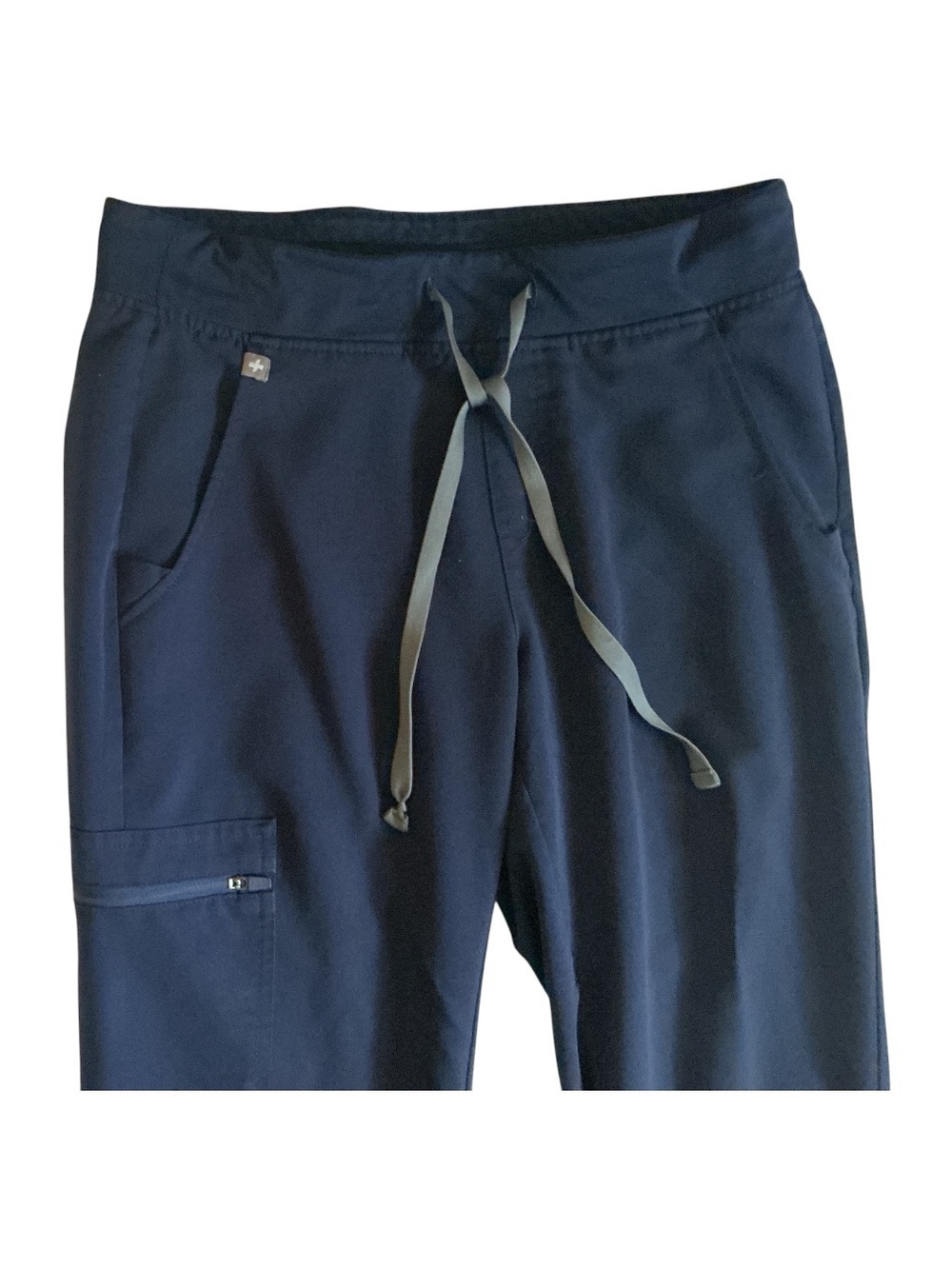FIGS Technical Collection Women’s Jogger Navy Blue Charcoal Drawstring Size XS - Picture 2 of 4